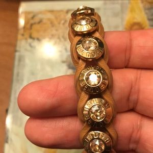 Henri bendel rivet leather bracelet